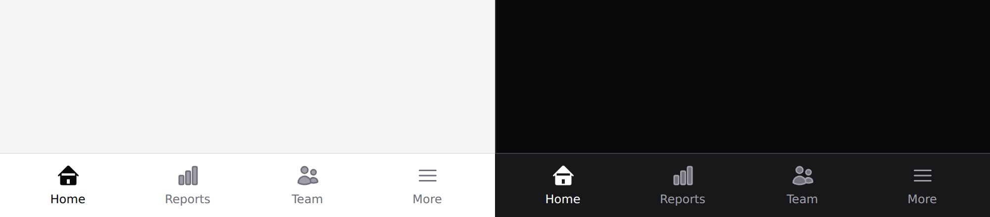 Bottom nav