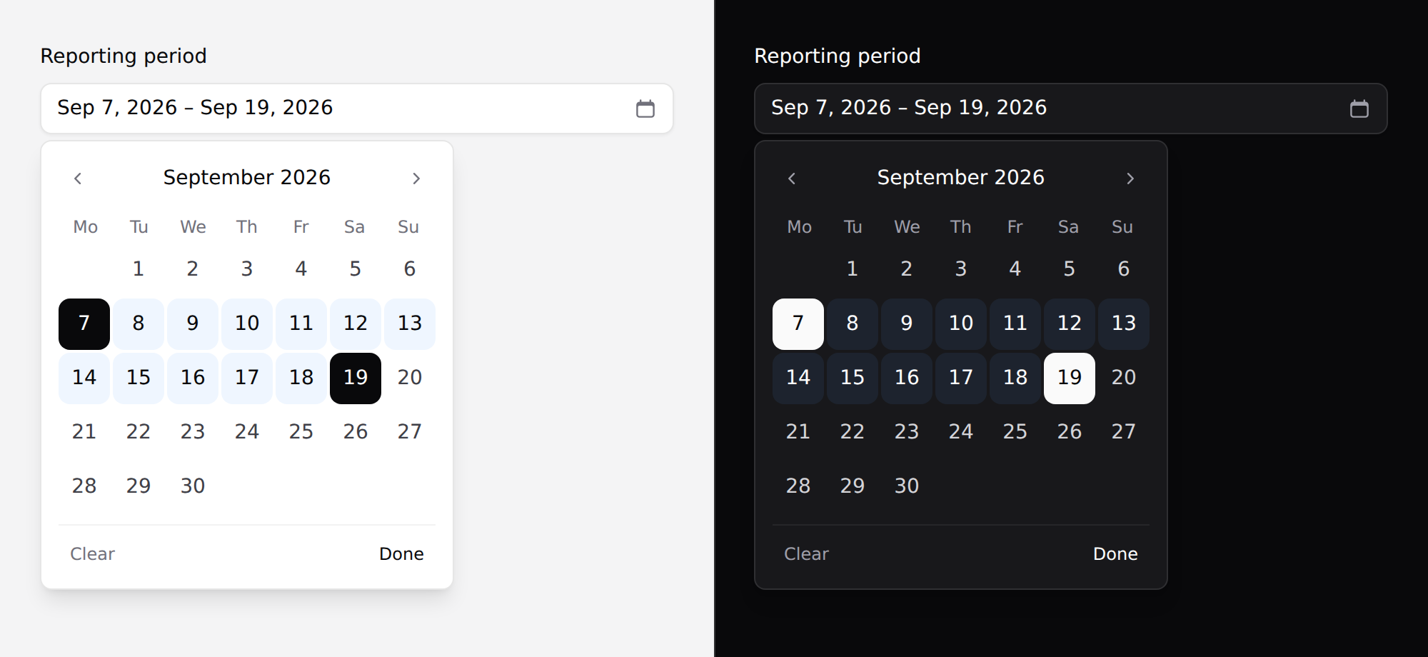 Date picker